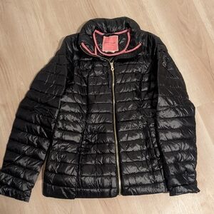 Kate Spade Black Quilted Down Jacket